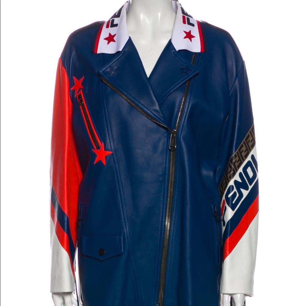 Fendi x Fila Mania Fringe jacket
